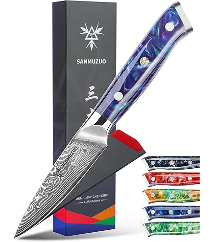 Amazon | SANMUZUO 8” Bread Knife Serrated Kitchen Chef Knife